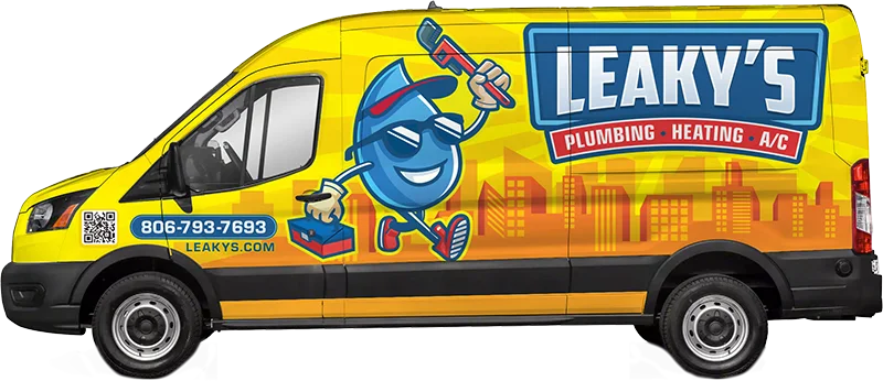 van-Leaky's Plumbing, Heating & AC-Lubbock Texas